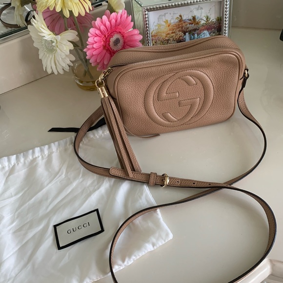 khaki gucci bag